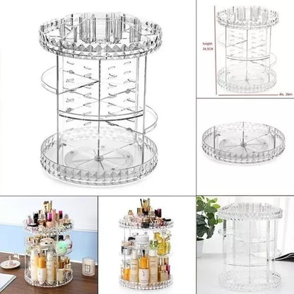 Organizador Acrílico Para Maquillaje Y Cosméticos 360